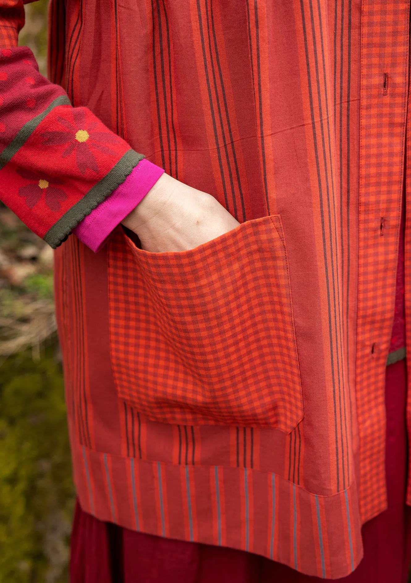 Gudrun Sjödén Artistblus "Sofia" i ekologisk bomull