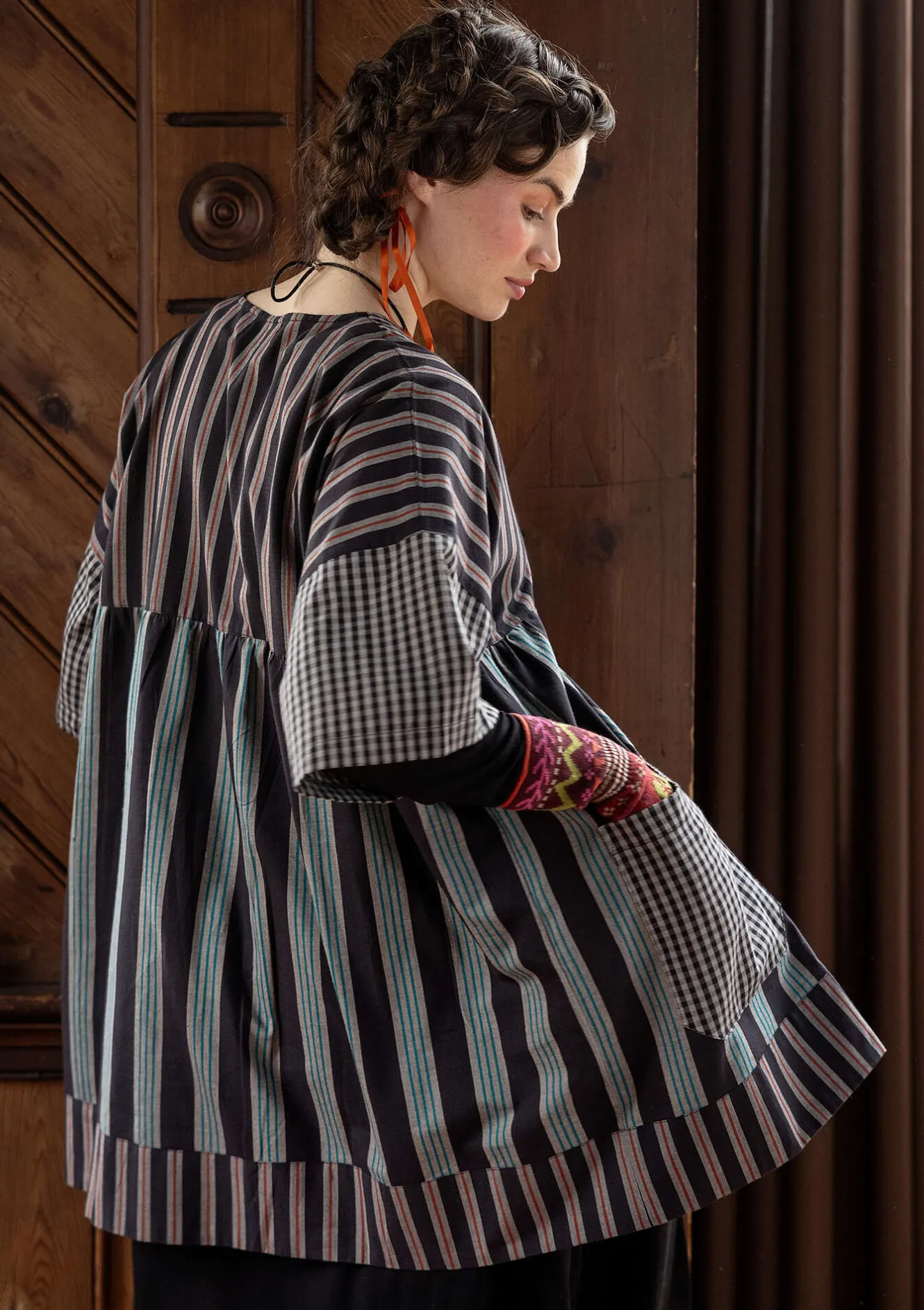 Gudrun Sjödén Artistblus "Sofia" i ekologisk bomull