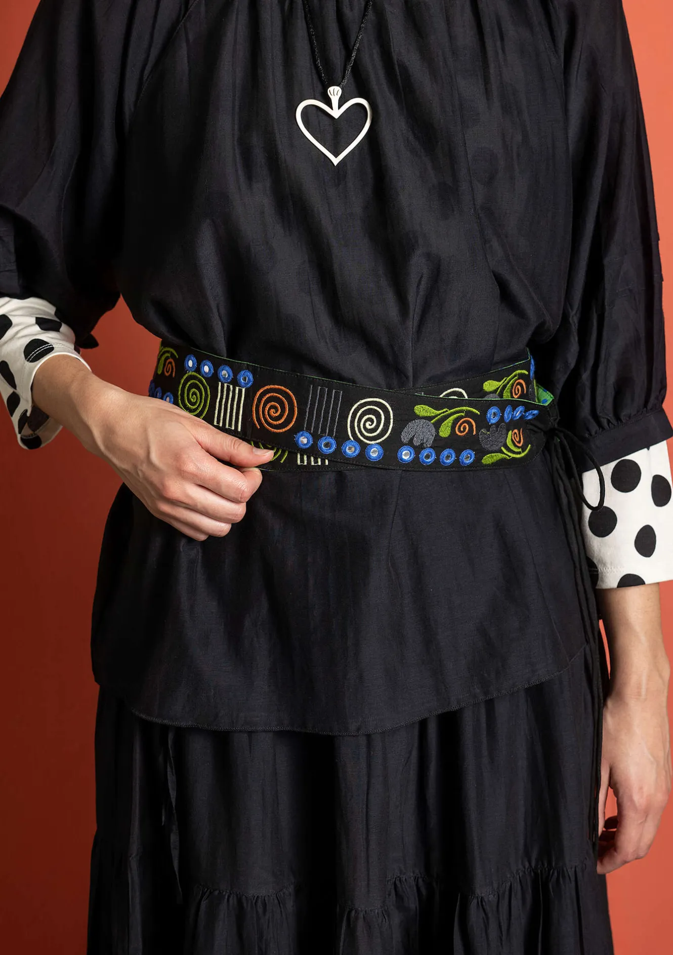 Gudrun Sjödén Bälte "Jaipur" i bomull