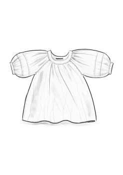 Gudrun Sjödén Blus i bomull/siden