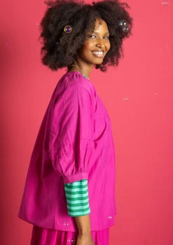 Gudrun Sjödén Blus i bomull/siden