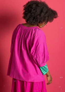 Gudrun Sjödén Blus i bomull/siden