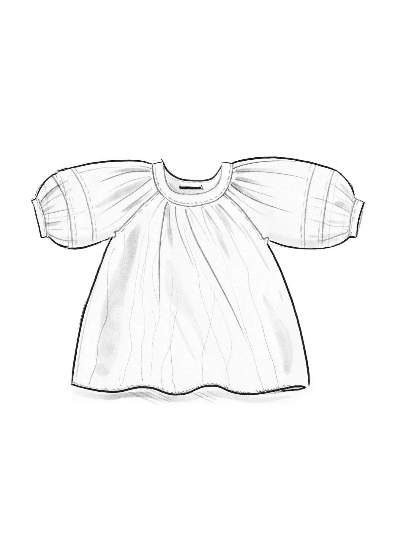 Gudrun Sjödén Blus i bomull/siden