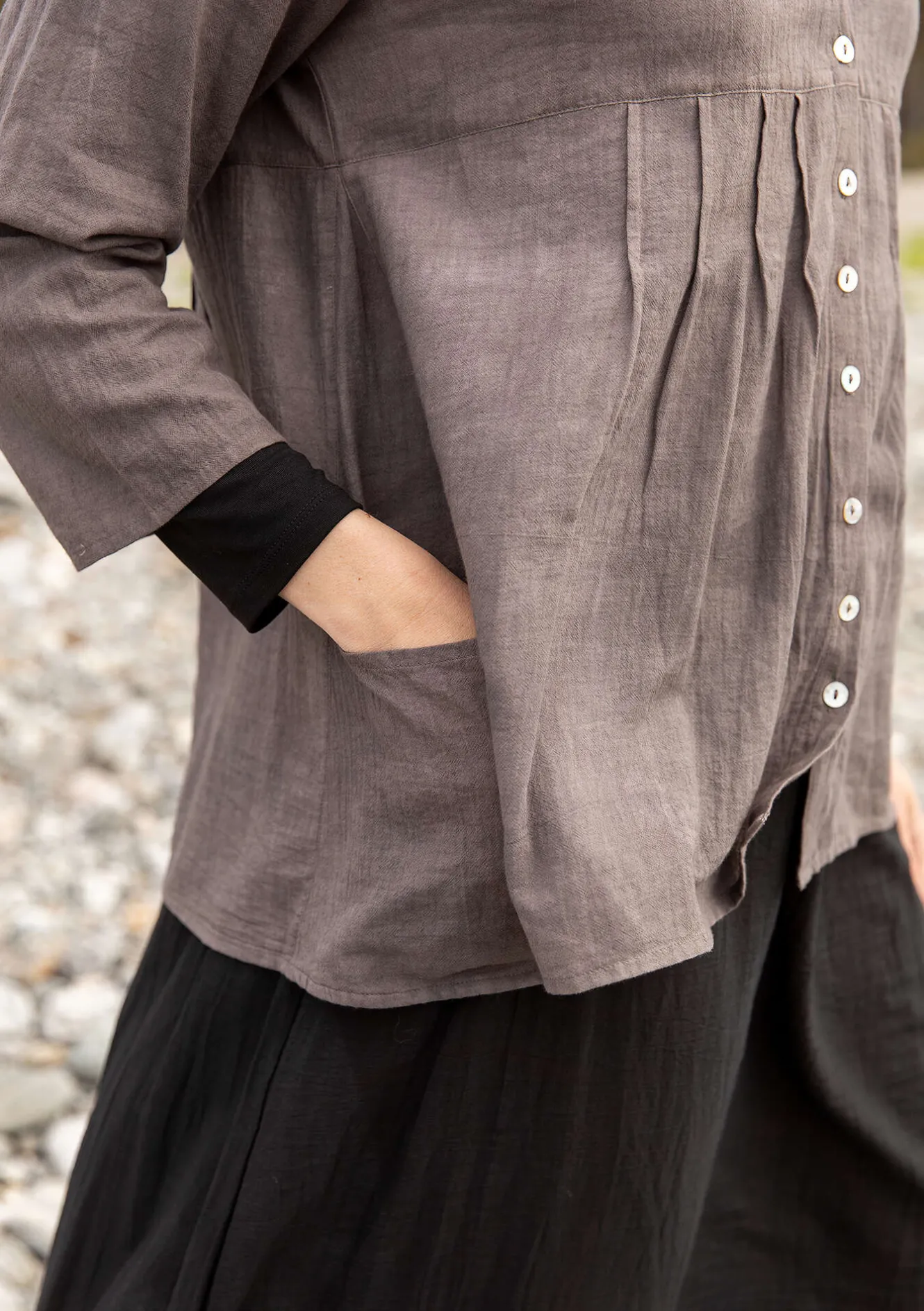 Gudrun Sjödén Blus "Samira" i ekologisk bomull