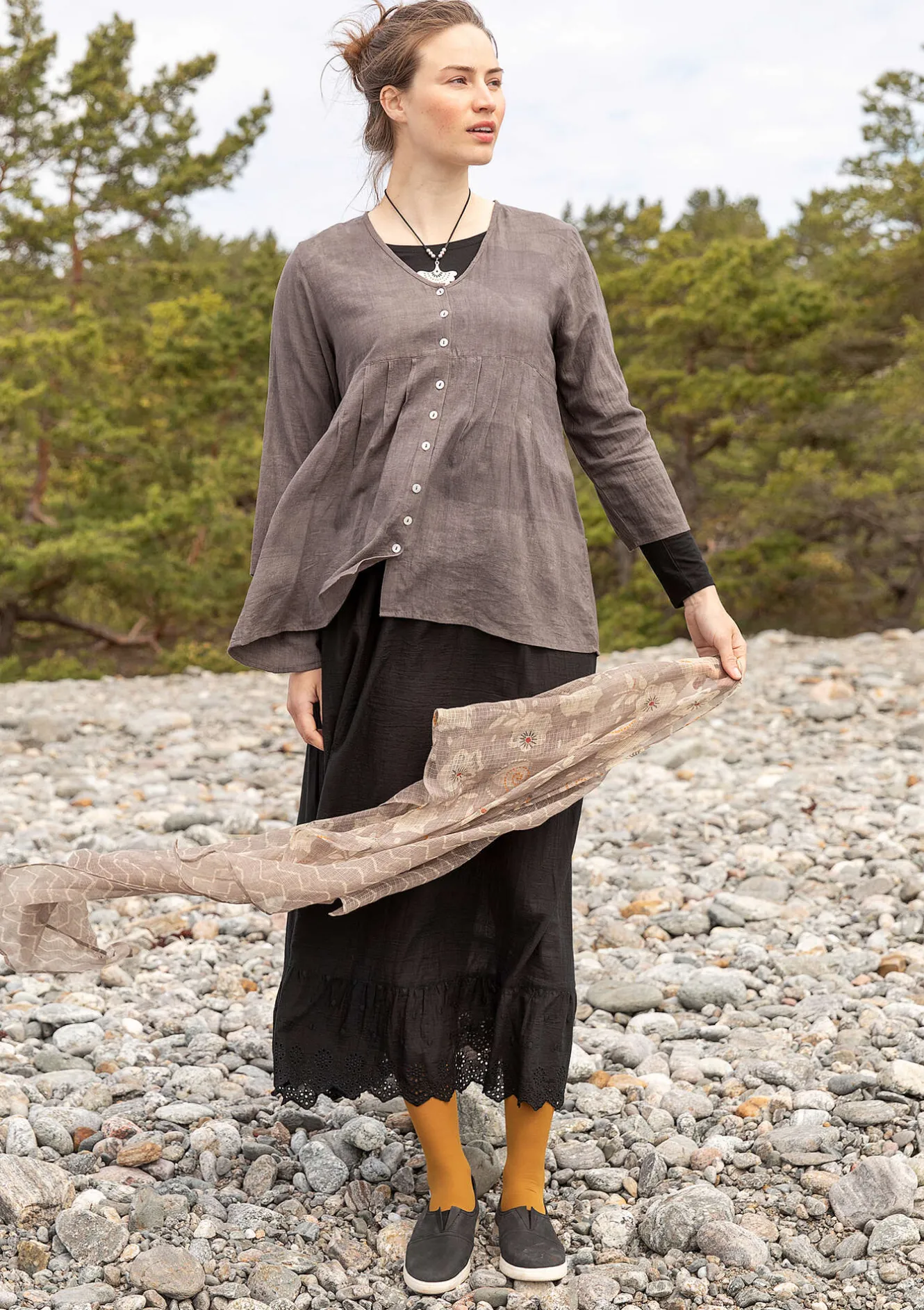 Gudrun Sjödén Blus "Samira" i ekologisk bomull