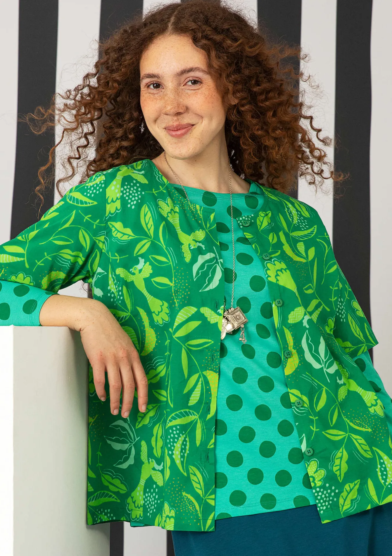 Gudrun Sjödén Blus "Uuve" i ekologisk bomull