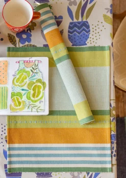 Gudrun Sjödén Bordstablett "Wild rose" i ekologisk bomull