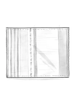 Gudrun Sjödén Bordstablett "Wild rose" i ekologisk bomull