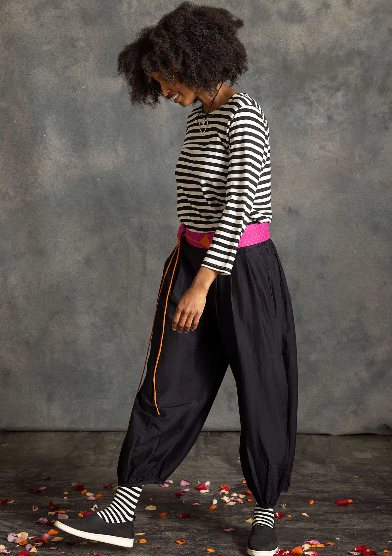 Gudrun Sjödén Byxa i bomull/siden