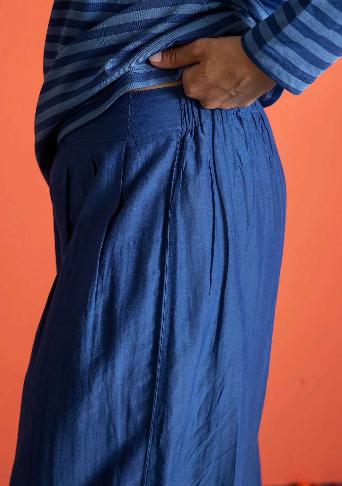 Gudrun Sjödén Byxa i bomull/siden