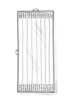 Gudrun Sjödén Duschhandduk "Flow" i ekologisk bomull