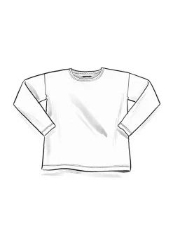 Gudrun Sjödén Enfärgad top i ekologisk bomull