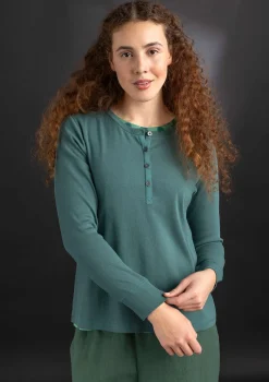 Gudrun Sjödén Farfarströja i ekologisk bomullsrib