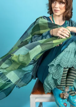 Gudrun Sjödén Garnfärgad sjal "Cleo" i ull