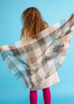 Gudrun Sjödén Garnfärgad sjal "Cleo" i ull