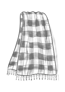 Gudrun Sjödén Garnfärgad sjal 