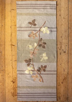 Gudrun Sjödén Gångmatta "Leaves" i ekologisk bomull