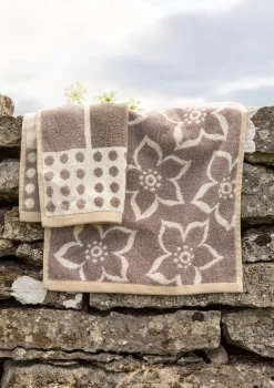 Gudrun Sjödén Gästhandduk "Flow" i ekologisk bomull 2-pack