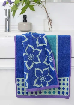 Gudrun Sjödén Gästhandduk "Flow" i ekologisk bomull 2-pack