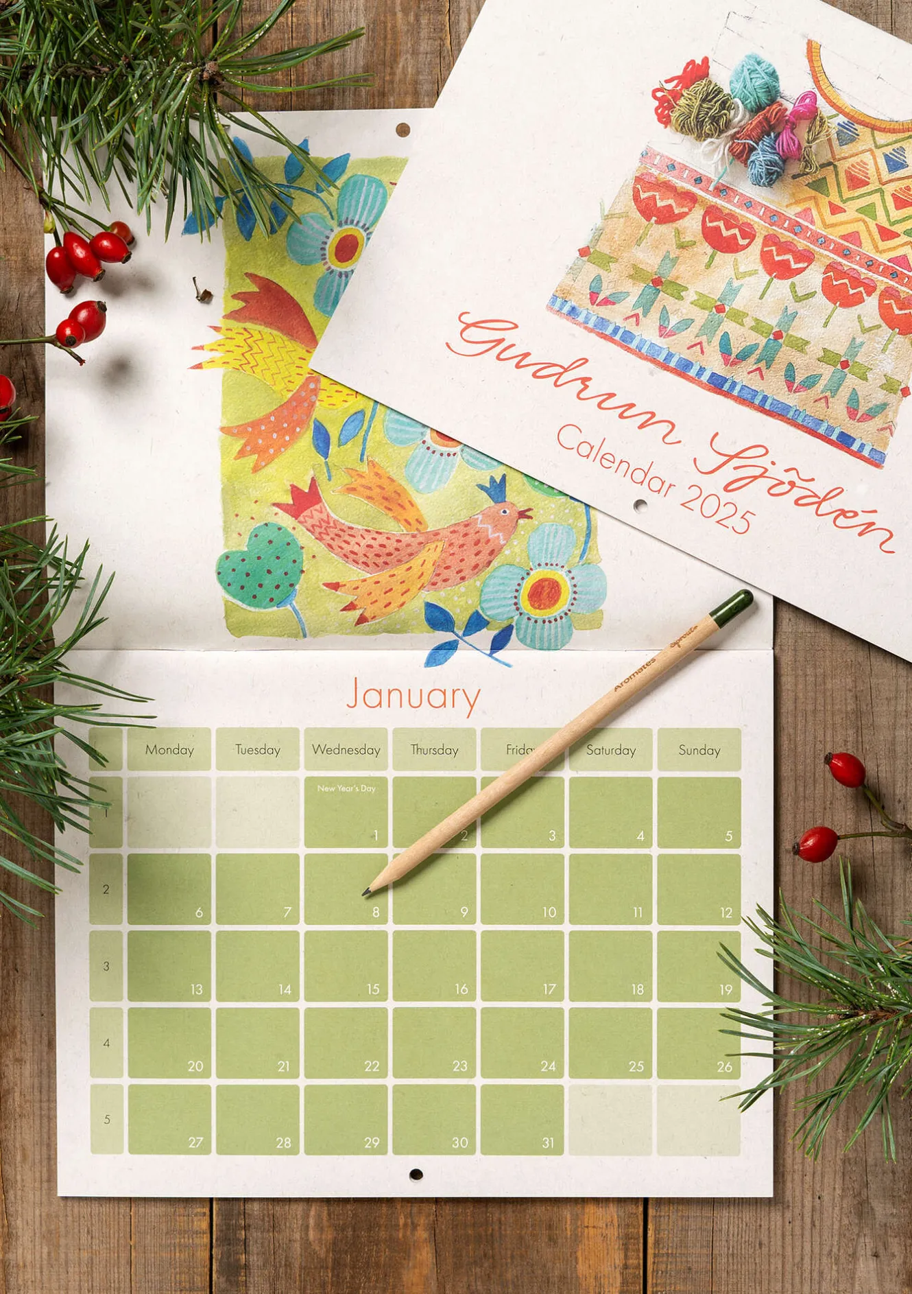 Gudrun Sjödén s kalender 2025