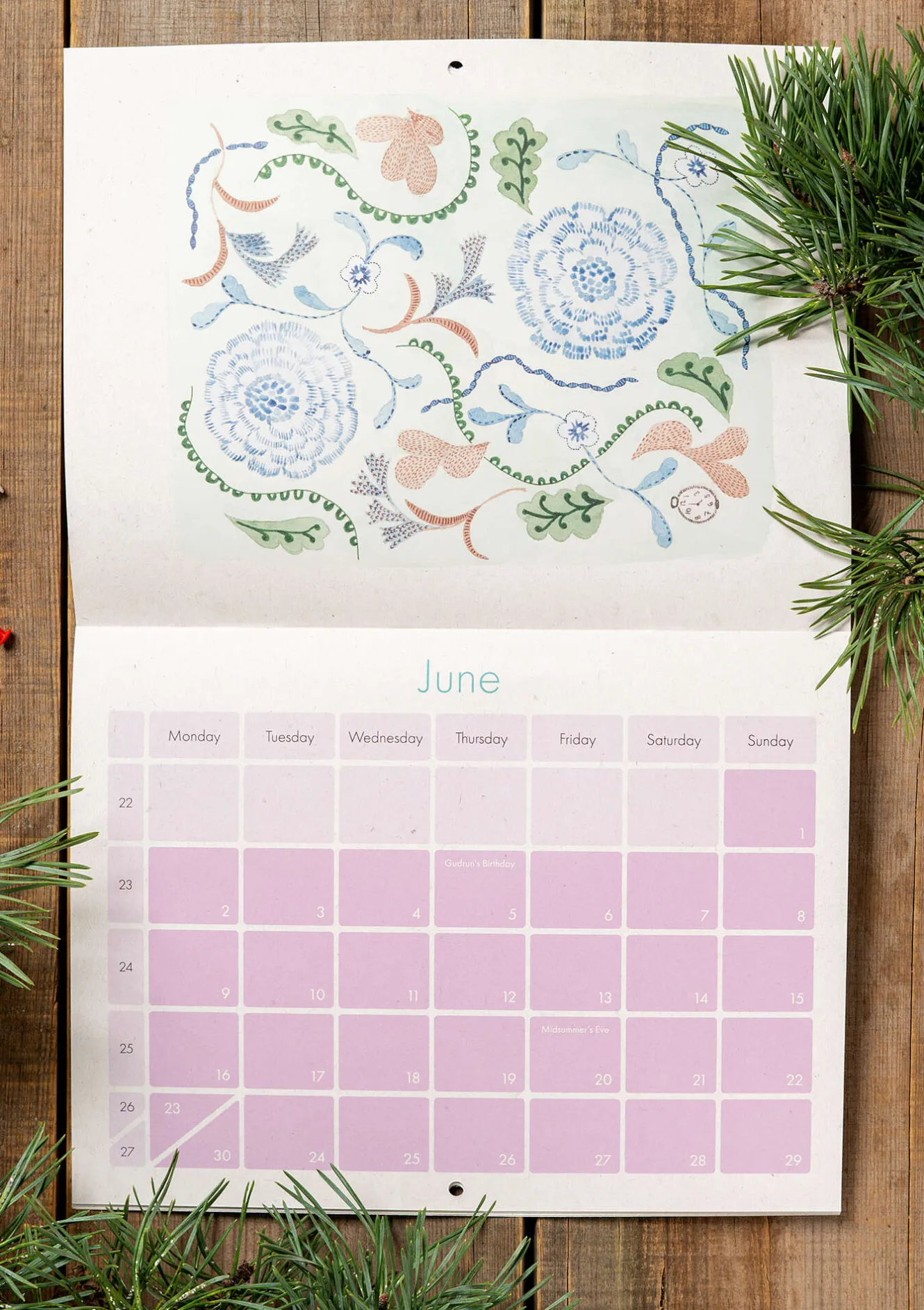 Gudrun Sjödén s kalender 2025