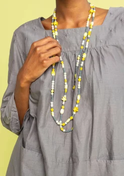 Gudrun Sjödén Halsband "Jane" i återvunna glaspärlor