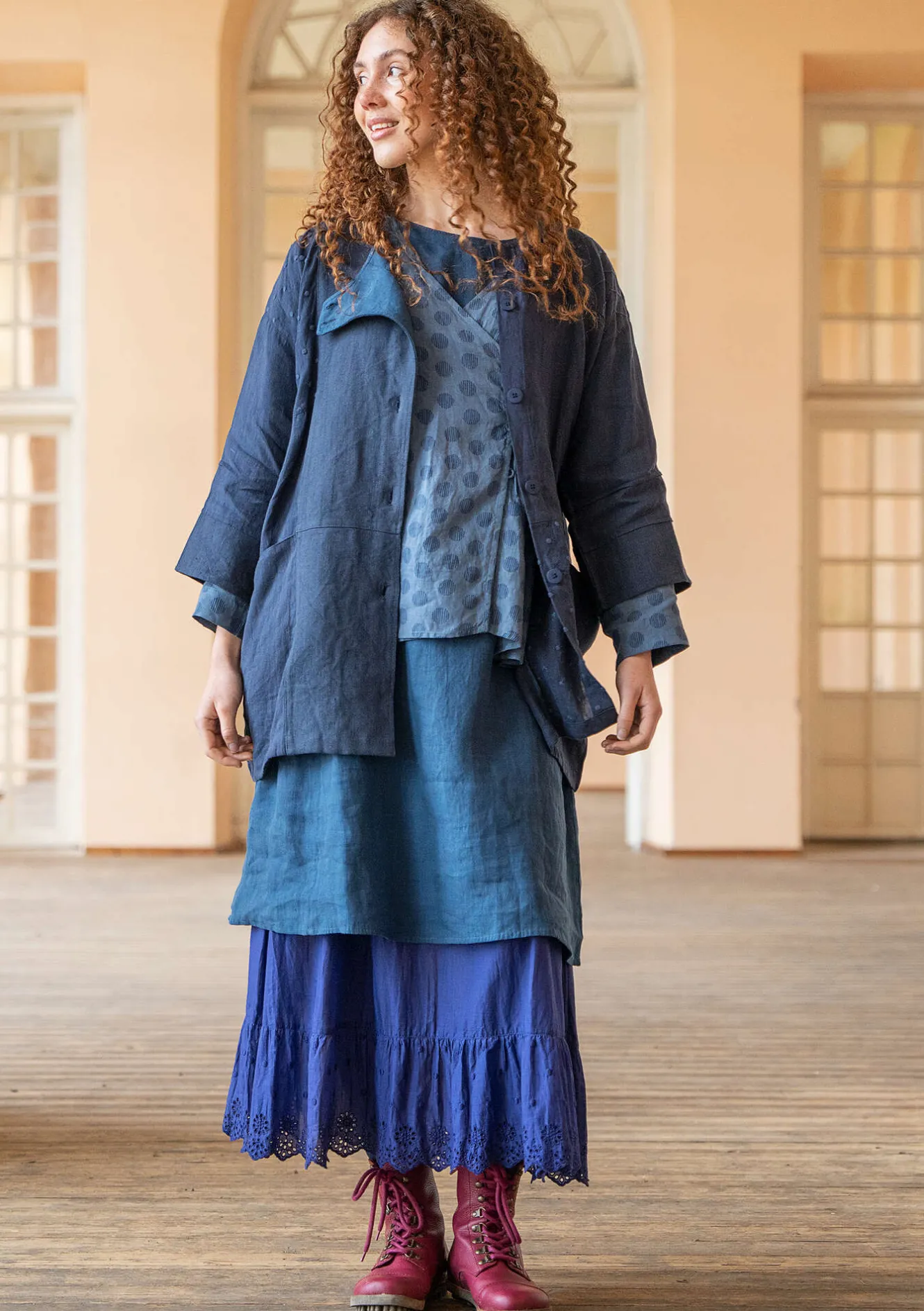 Gudrun Sjödén Innerjacka "Andante" i lin