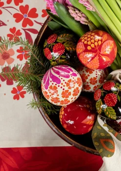 Gudrun Sjödén Julkula "Gnistra" i papier maché