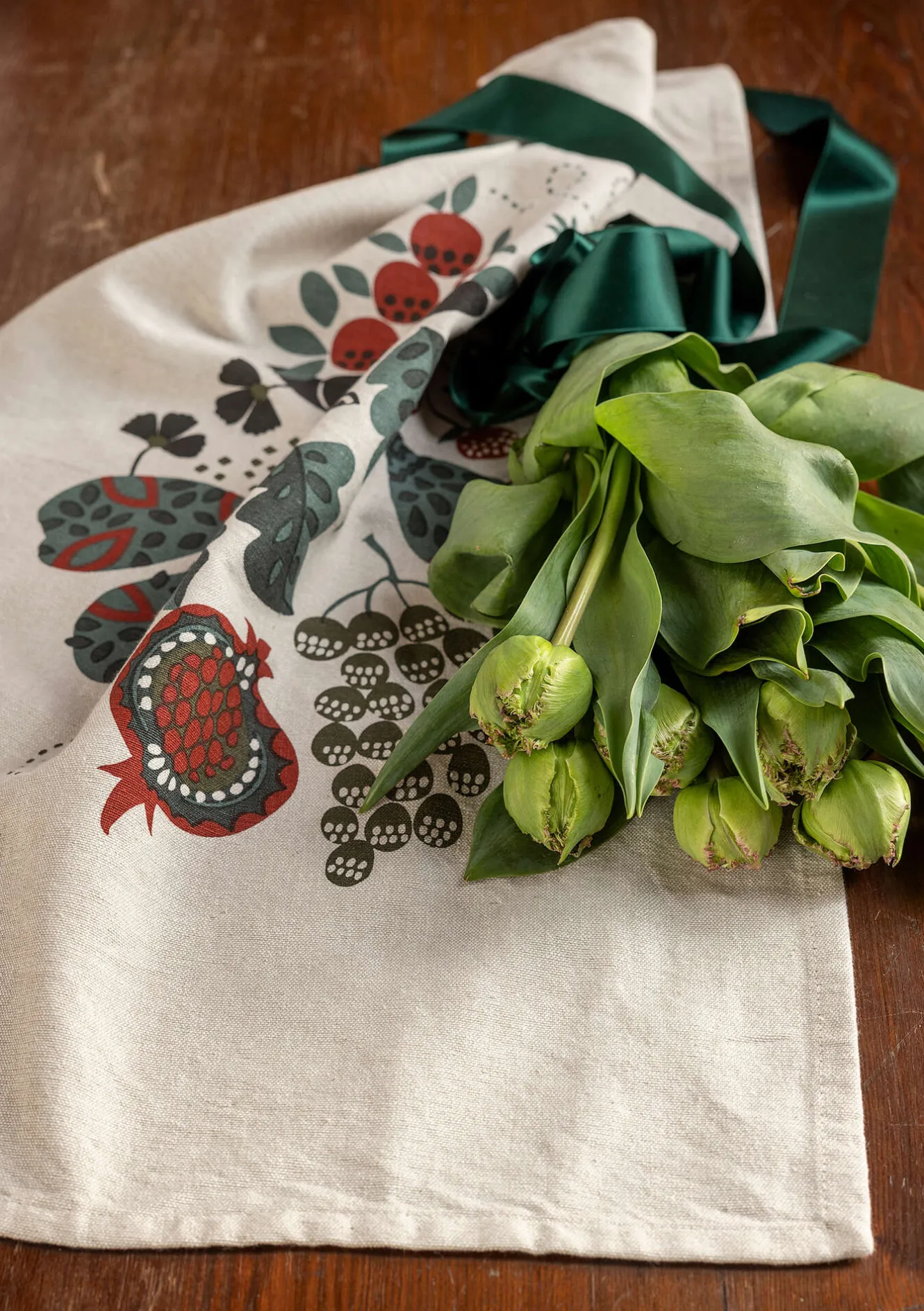 Gudrun Sjödén Kökshandduk "Fruits" i ekologisk bomull