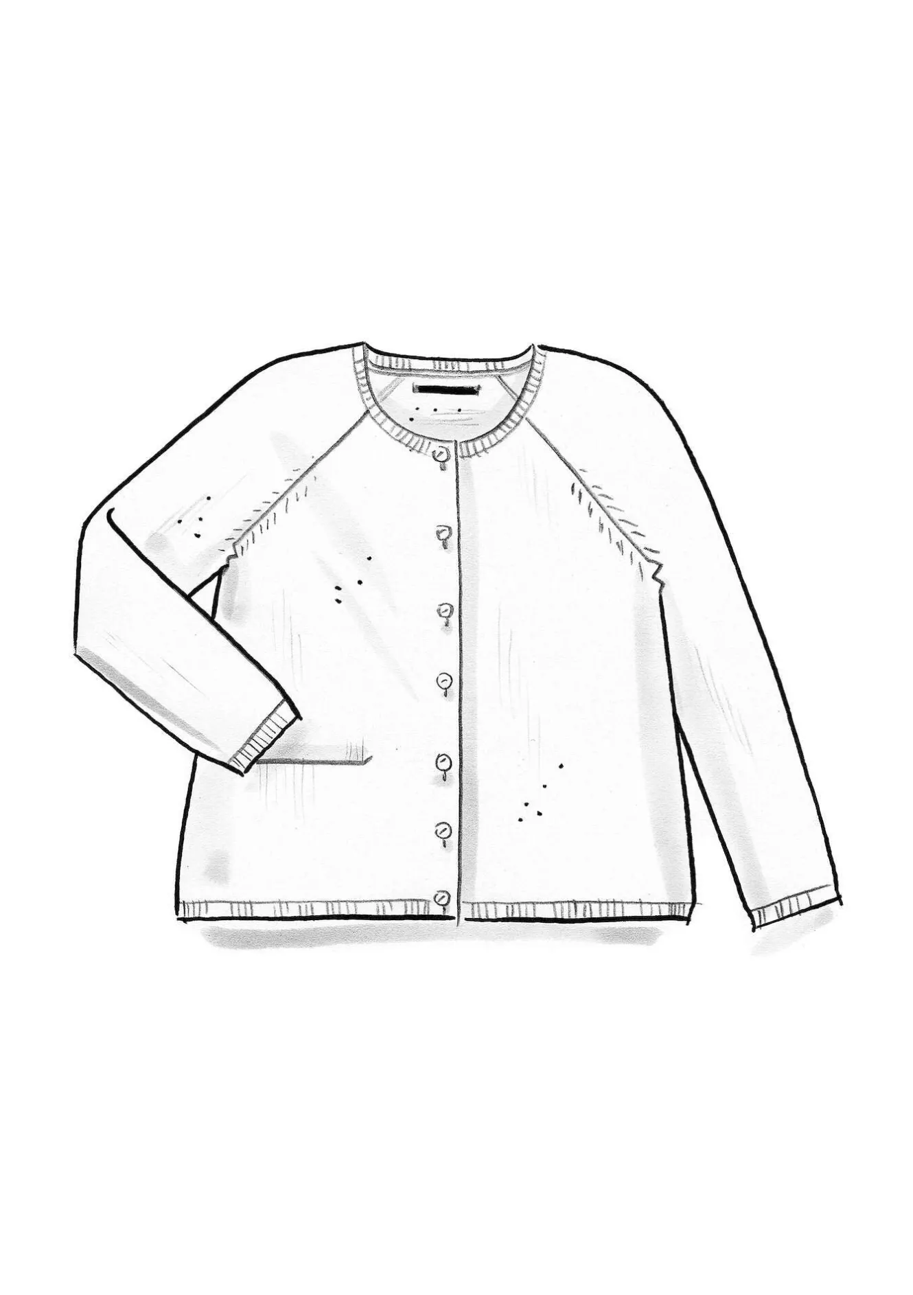 Gudrun Sjödén Kofta i ekologisk ull