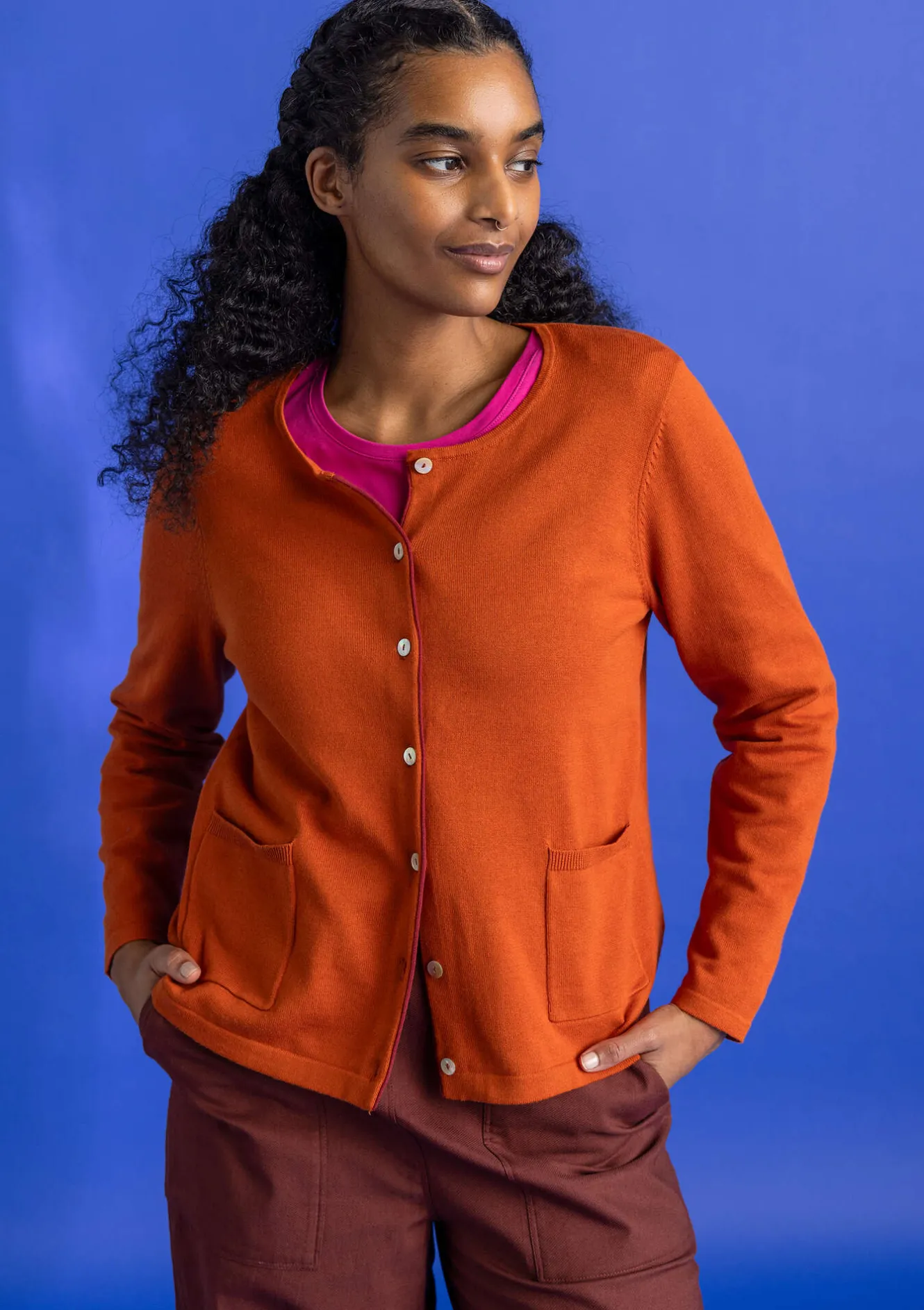 Gudrun Sjödén Kofta i ekologisk/återvunnen bomull