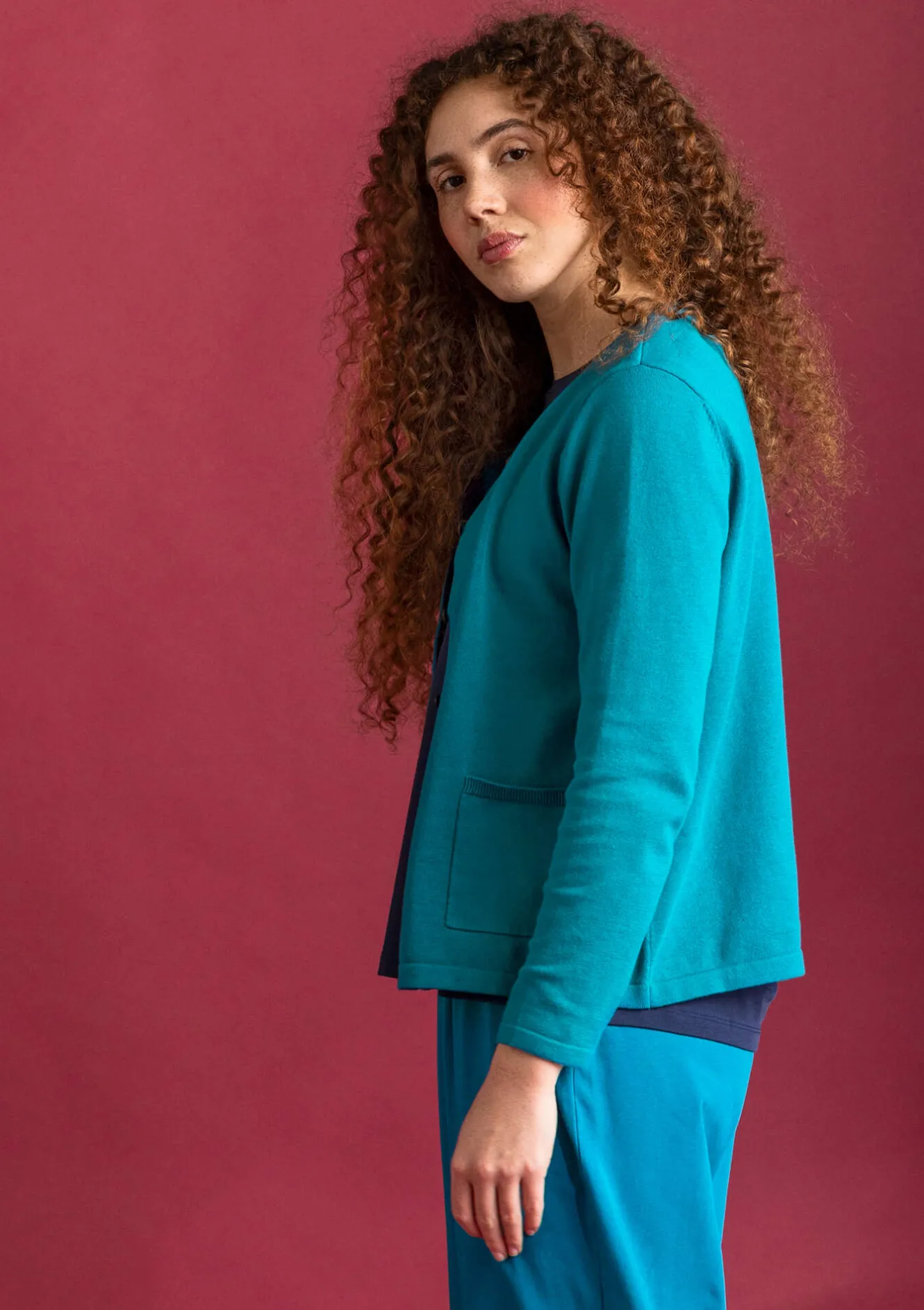 Gudrun Sjödén Kofta i ekologisk/återvunnen bomull