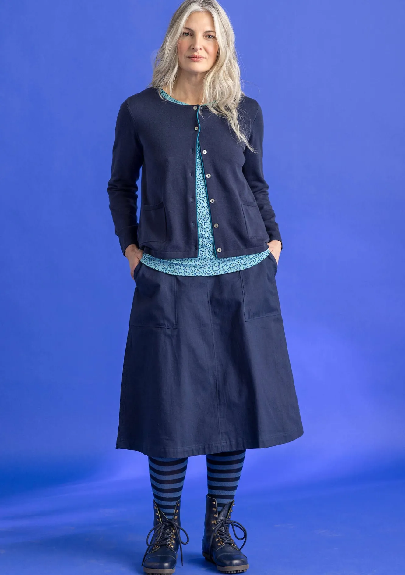 Gudrun Sjödén Kofta i ekologisk/återvunnen bomull