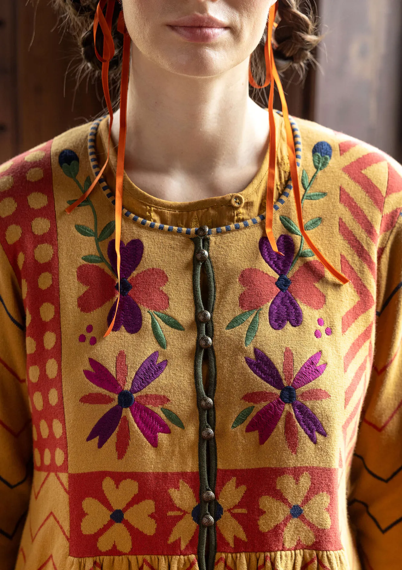 Gudrun Sjödén Kofta "Maria" i ekologisk/återvunnen bomull