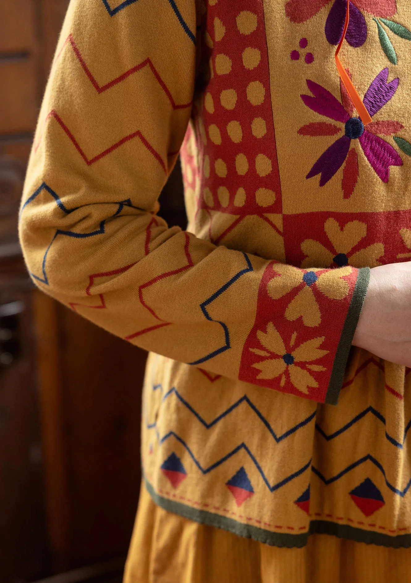 Gudrun Sjödén Kofta "Maria" i ekologisk/återvunnen bomull