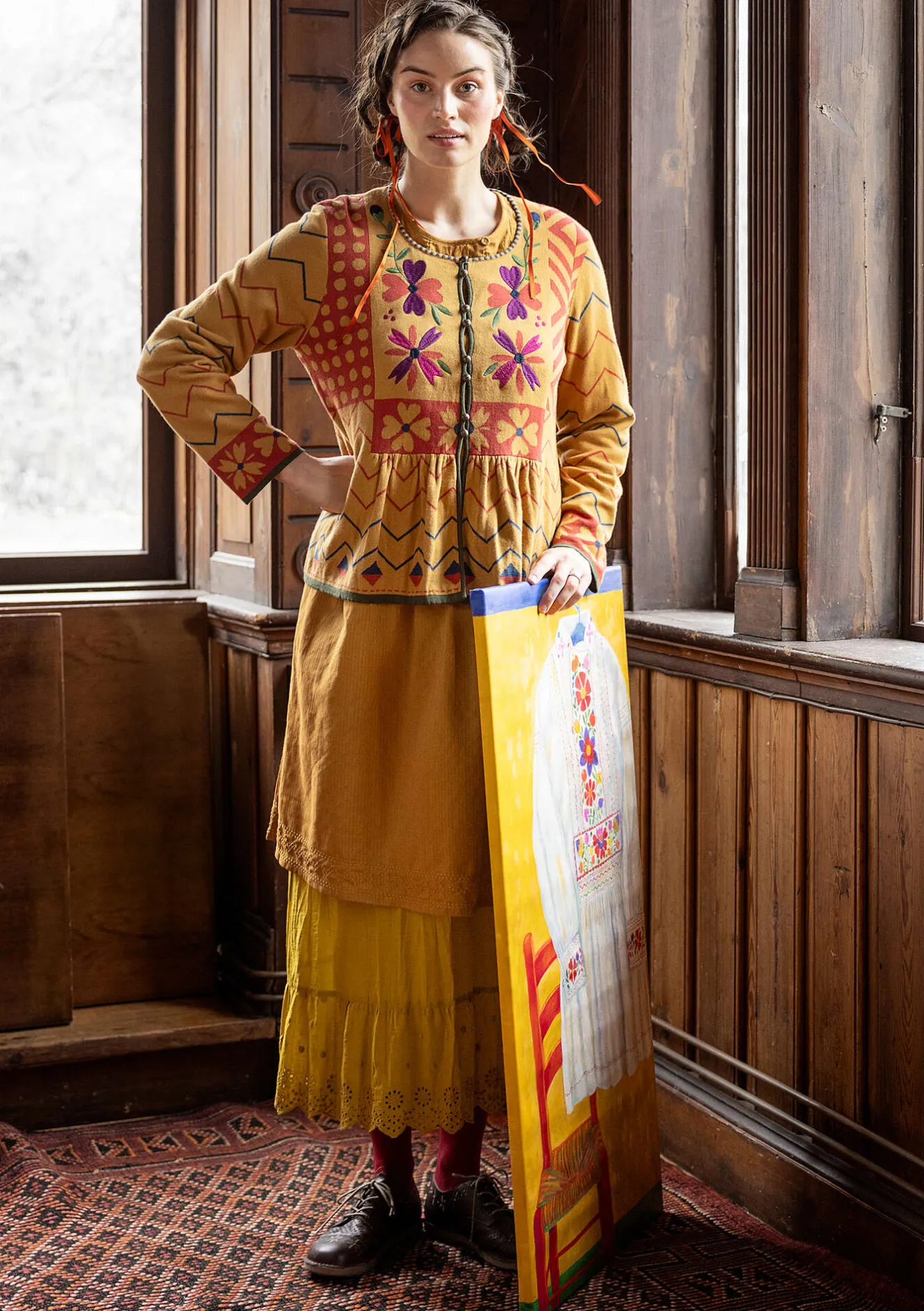 Gudrun Sjödén Kofta "Maria" i ekologisk/återvunnen bomull