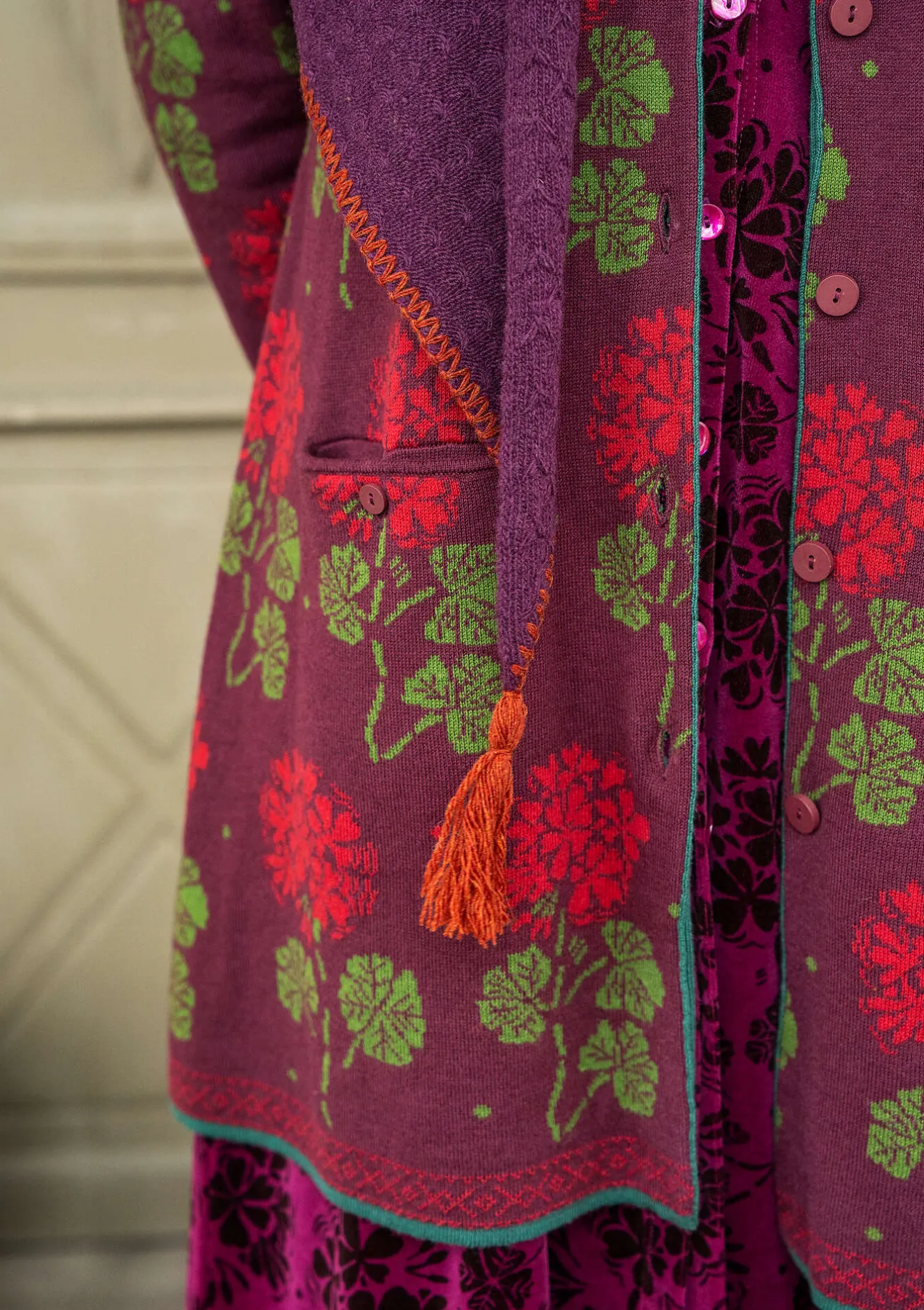 Gudrun Sjödén Kofta "Mårbacka" i ekologisk/återvunnen bomull