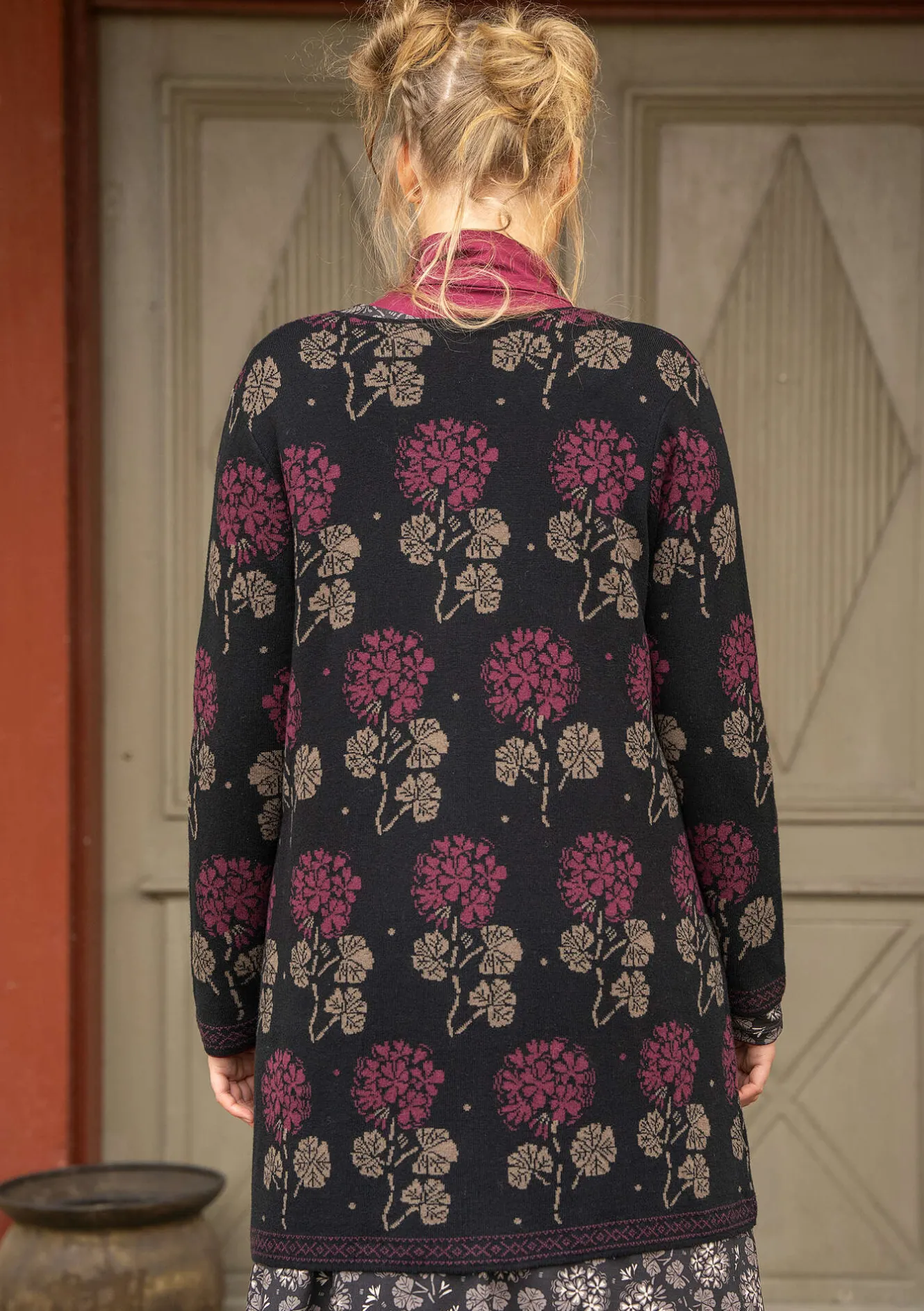 Gudrun Sjödén Kofta "Mårbacka" i ekologisk/återvunnen bomull