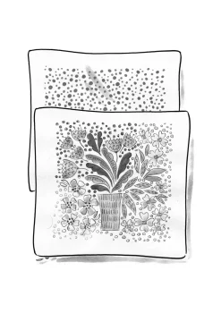 Gudrun Sjödén Kuddfodral "Gnistra" i ekologisk bomull