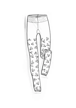 Gudrun Sjödén Leggings "Fjät" i återvunnen polyamid