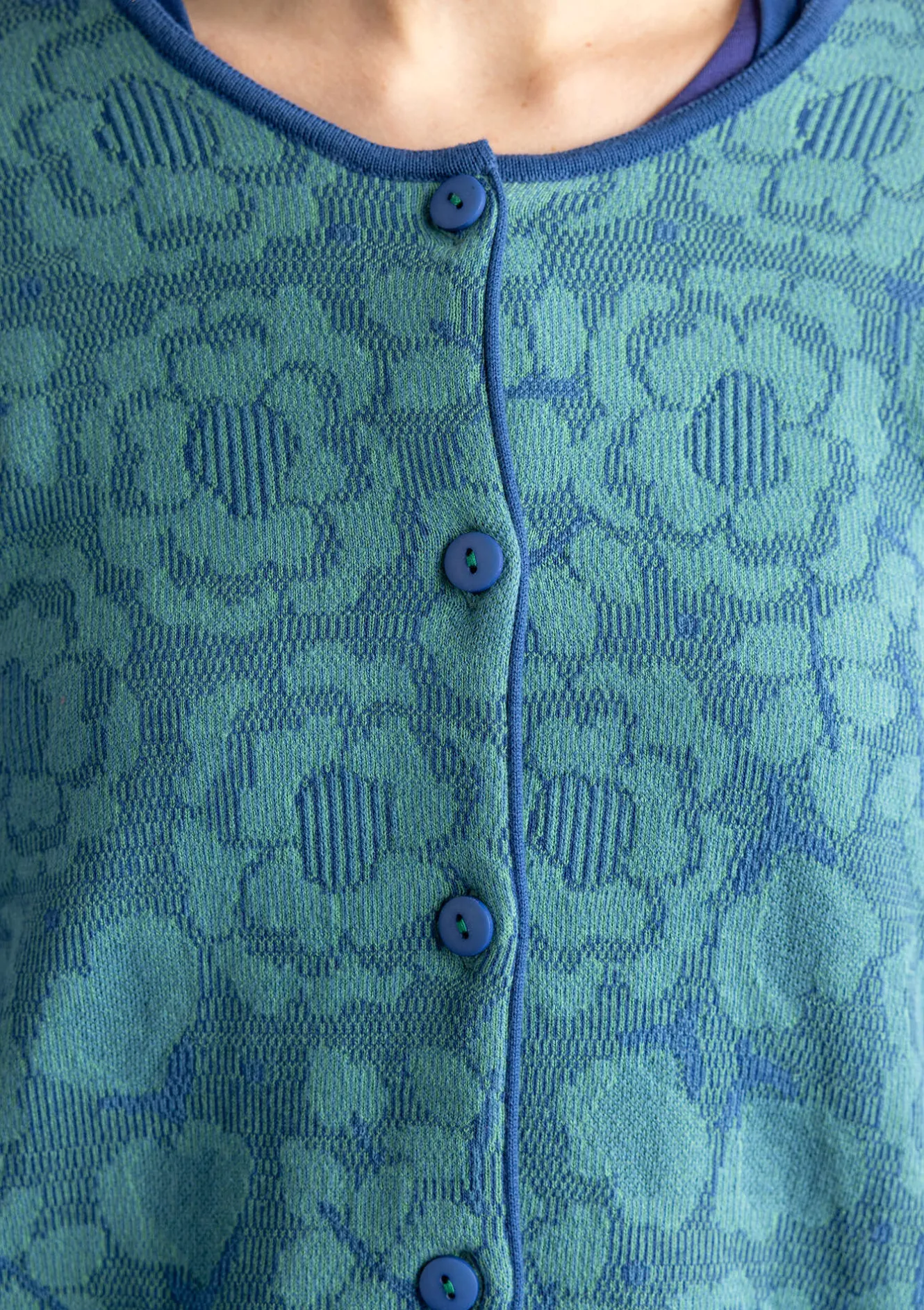 Gudrun Sjödén Långkofta "Astrid" i ekologisk/återvunnen bomull