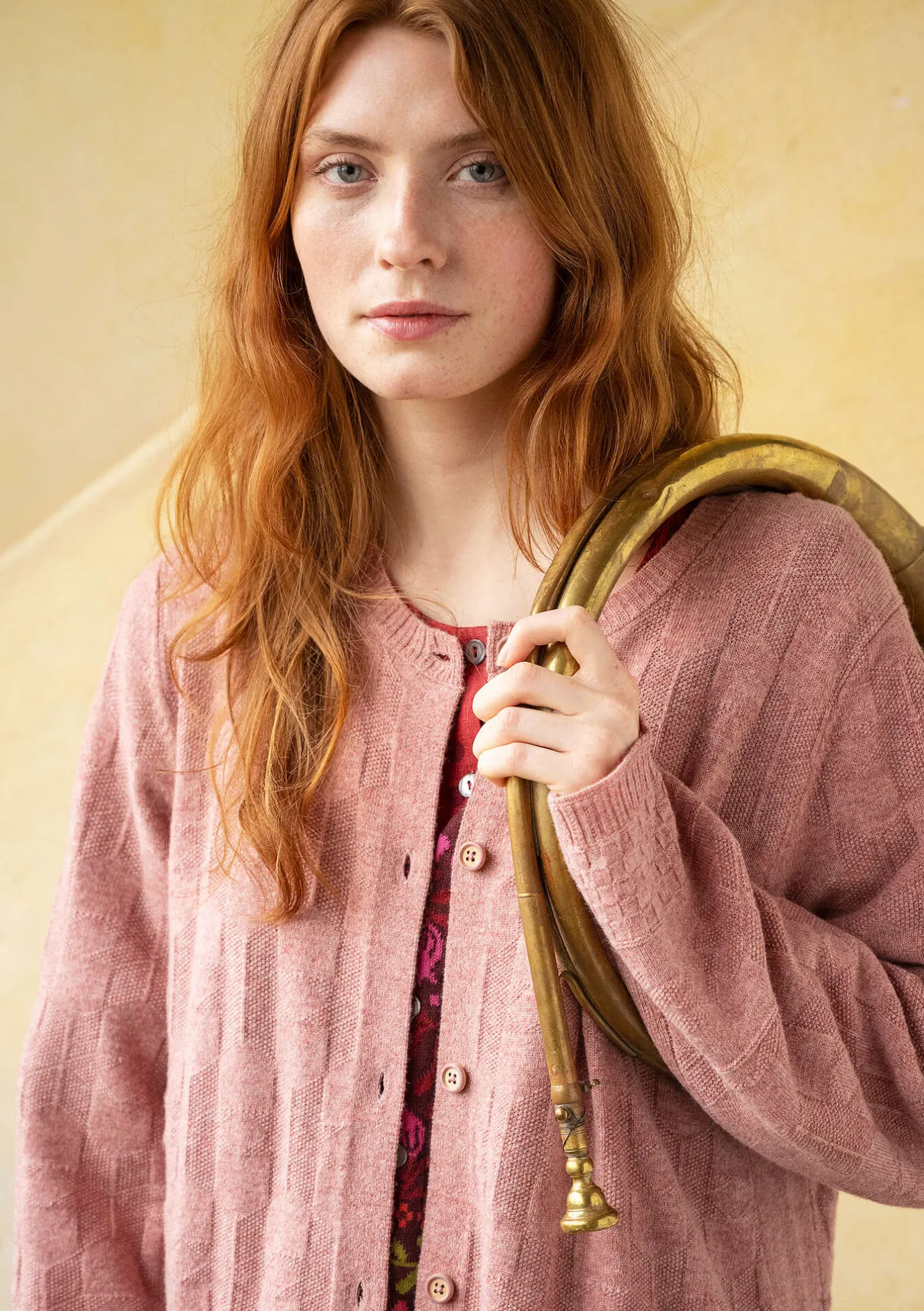 Gudrun Sjödén Långkofta "Capella" i lammull