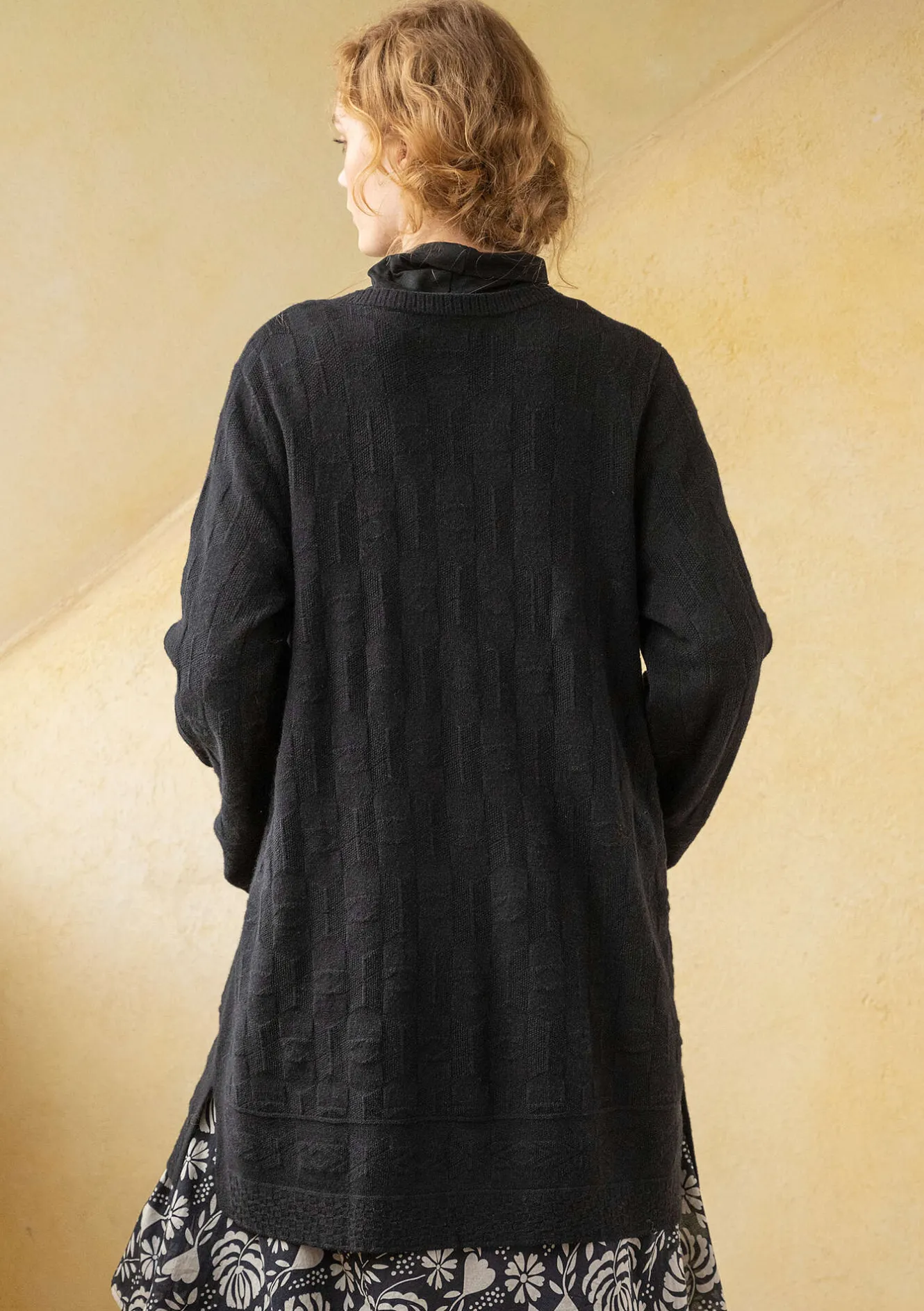 Gudrun Sjödén Långkofta "Capella" i lammull