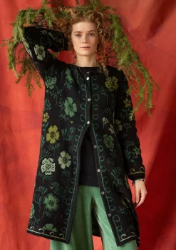 Gudrun Sjödén Långkofta "Gnistra" i alpackamix/ekologisk och återvunnen bomull