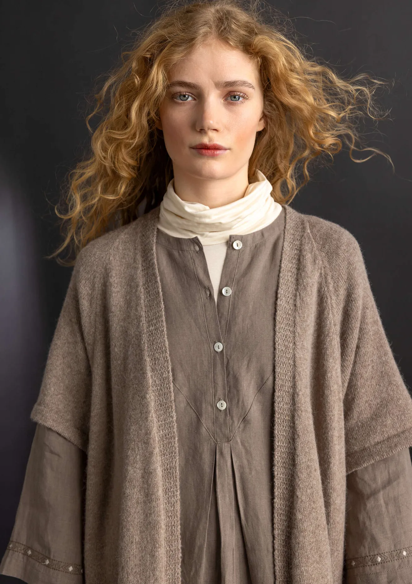 Gudrun Sjödén Långkofta i alpackamix