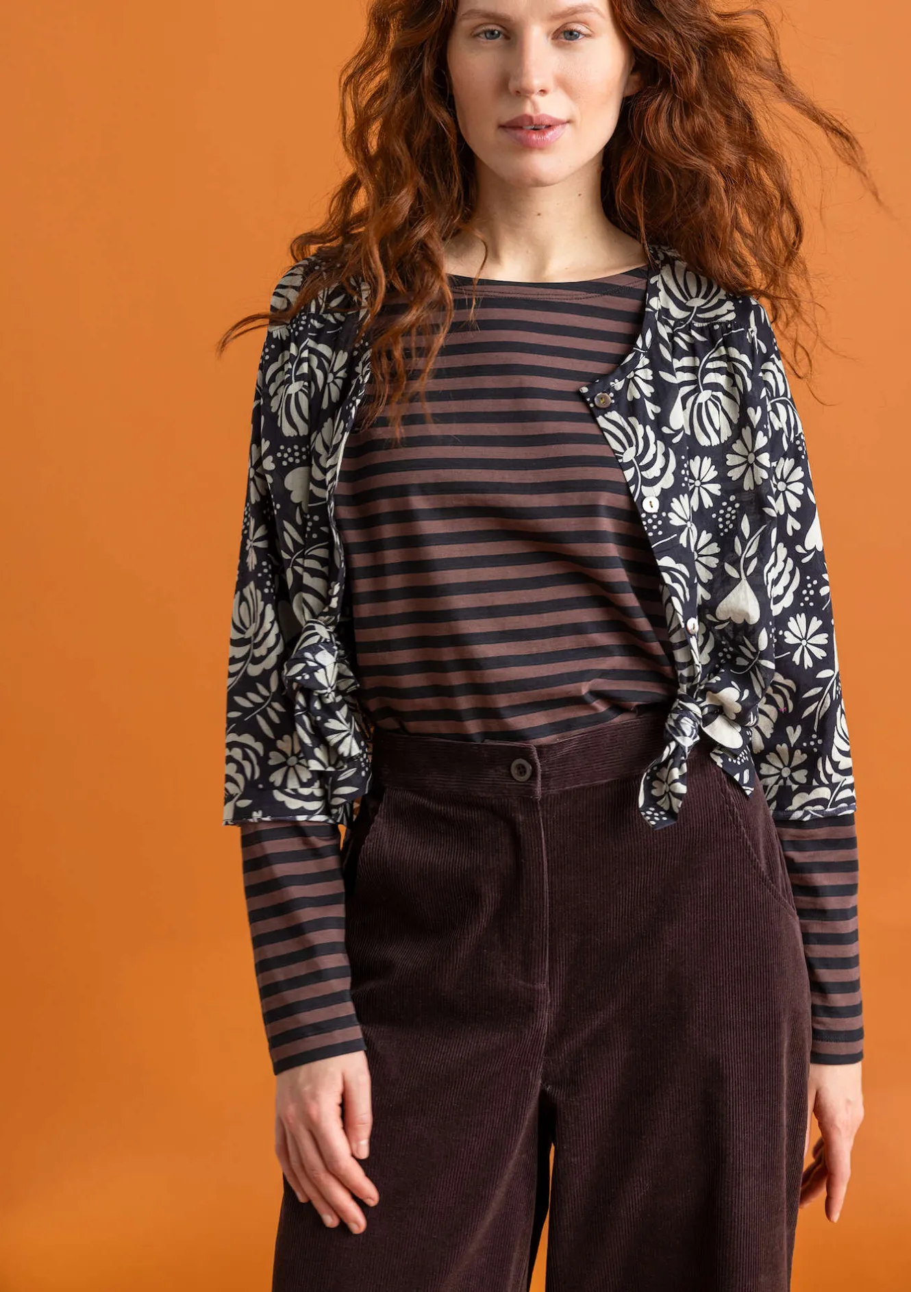 Gudrun Sjödén Manchesterbyxa i ekologisk bomull/elastan