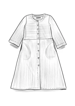 Gudrun Sjödén Manchesterklänning i ekologisk bomull/elastan