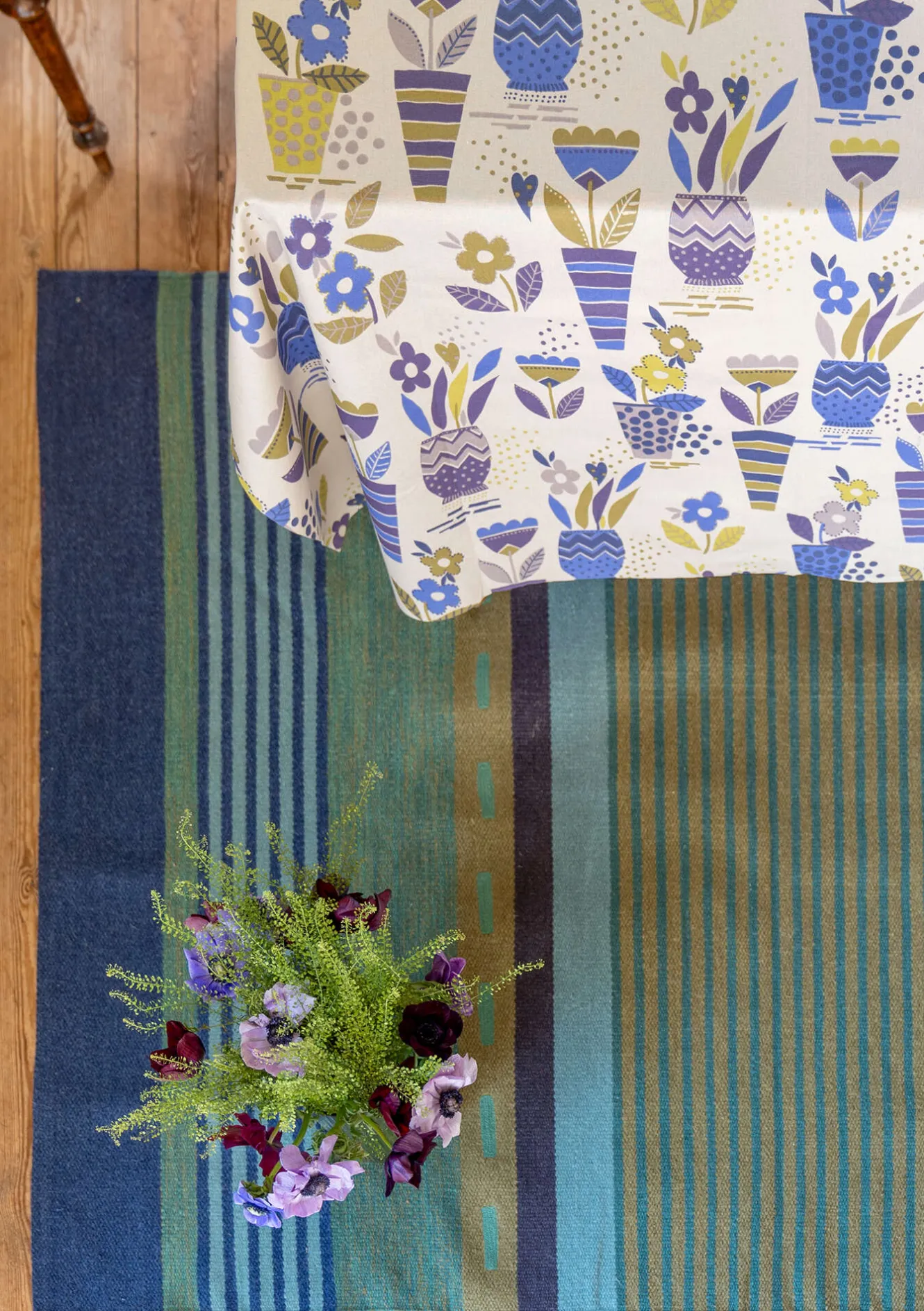 Gudrun Sjödén Matta "Freja" i ull