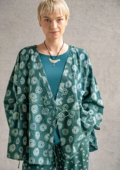 Gudrun Sjödén Omlottblus "Clay" i ekologisk bomull