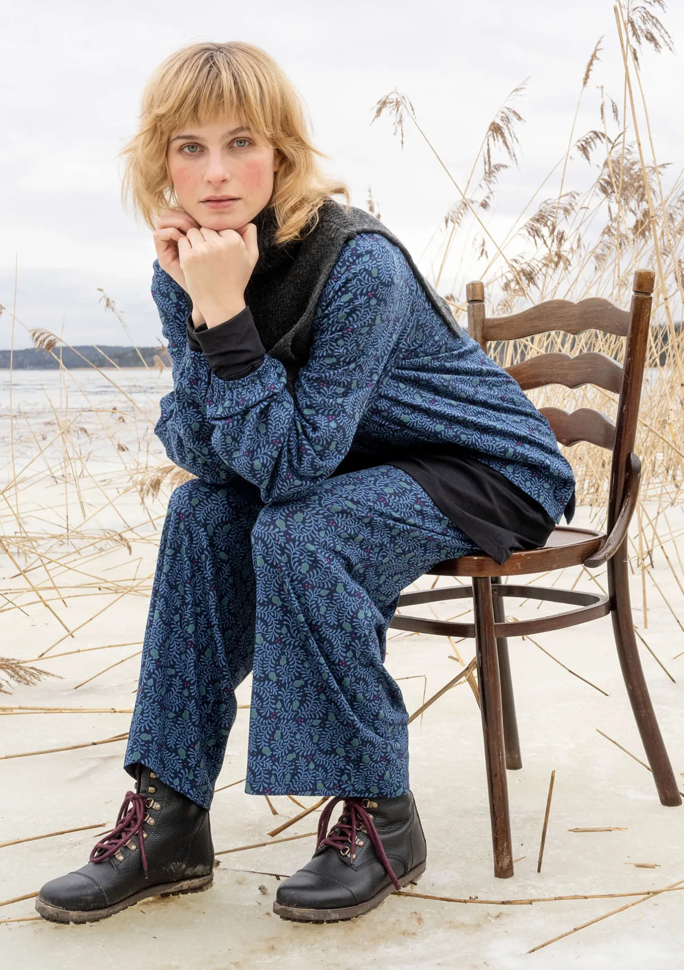 Gudrun Sjödén Polokrage i återvunnen ull